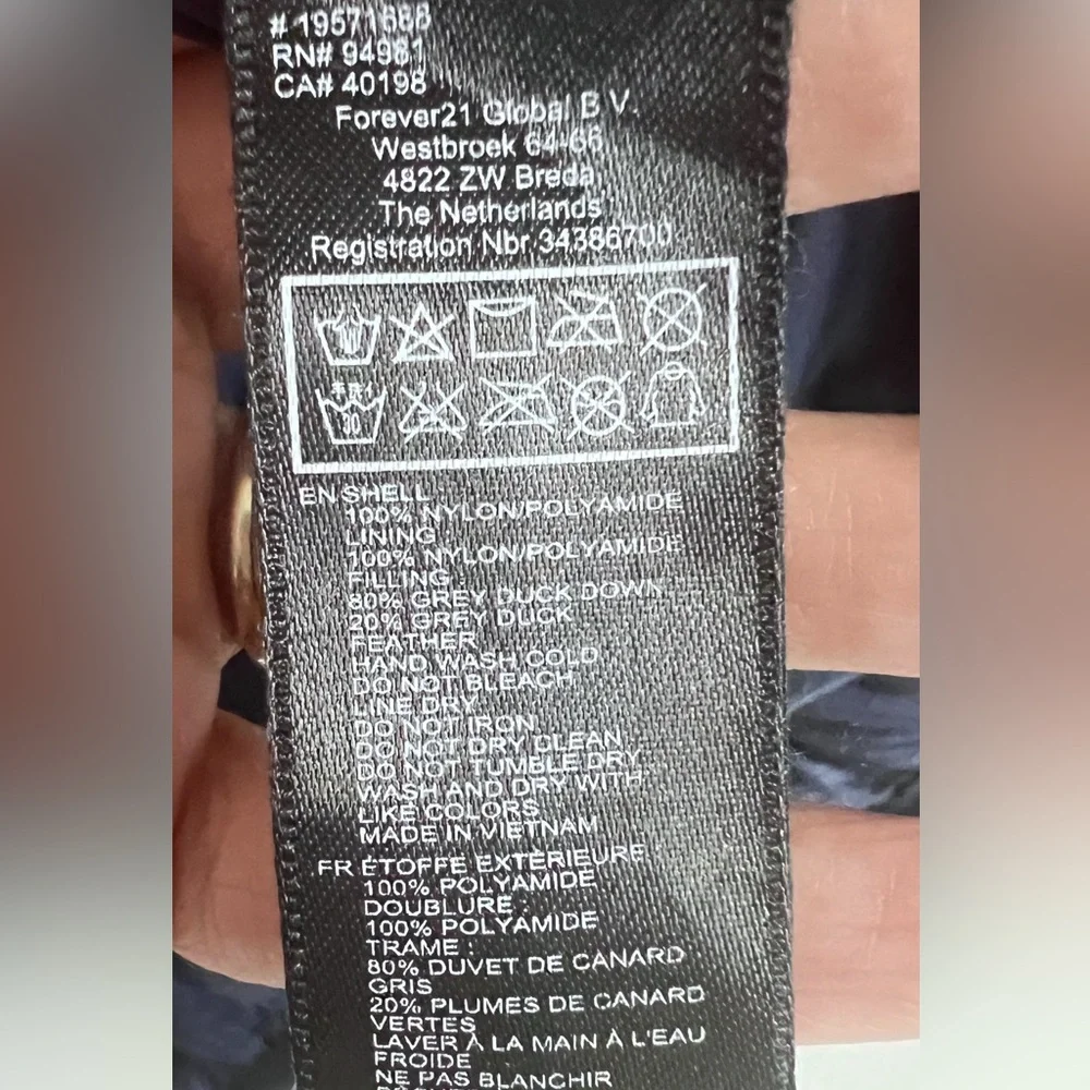 Women Duck Down puffer Jacket Forever 21 - Picture 10 of 11